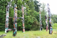 Totempfähle im Stanleypark in Vancouver