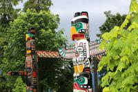 Totempfähle im Stanleypark in Vancouver
