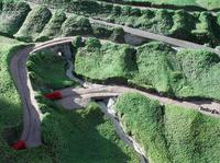 Spiraltunnel im Modell