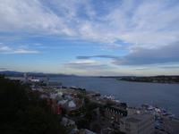 Quebec mit Blick auf den St. Lorenz Strom