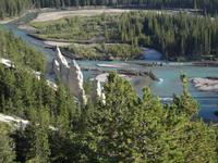 Banff - Blick zu den Hoodoos