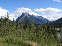 Blick auf den Mount Rundle