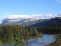 Blick auf den Castle Mountain 