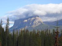 Blick auf den Castle Mountain 