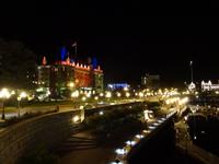 Empress Hotel bei Nacht