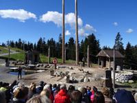 Lumberjack-Show auf dem Grouse Mountain