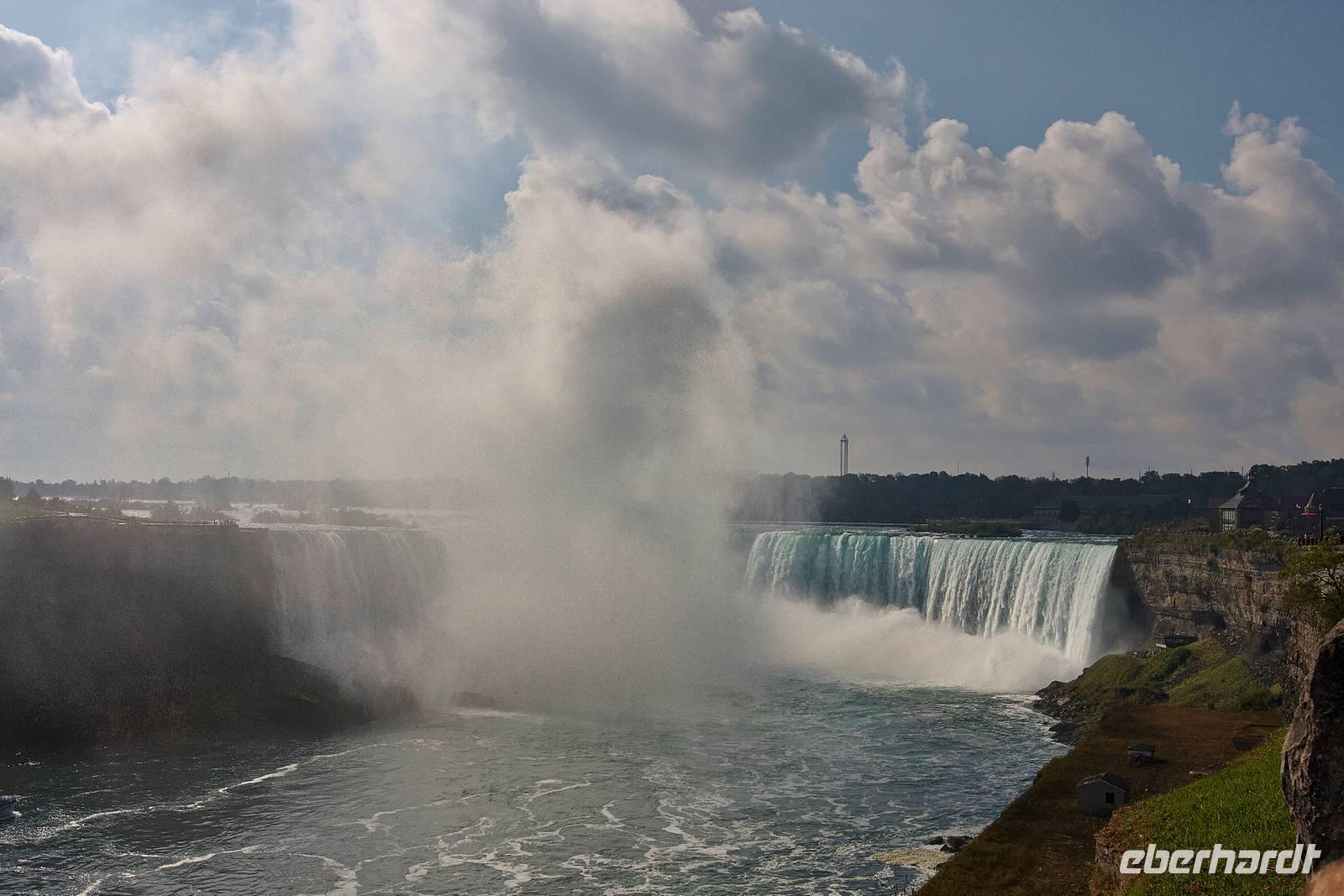 An den Niagara Fällen