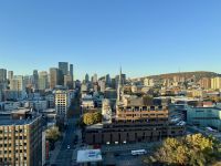 7. Tag – Montréal bis Lac Taureau – Blick aus dem Hotelzimmer am Morgen