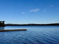 8. Tag – Aufenthalt am Lac Taureau – Blick vom Ufer über den See