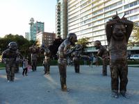Vancouver - Lachende Menschen an der English Bay