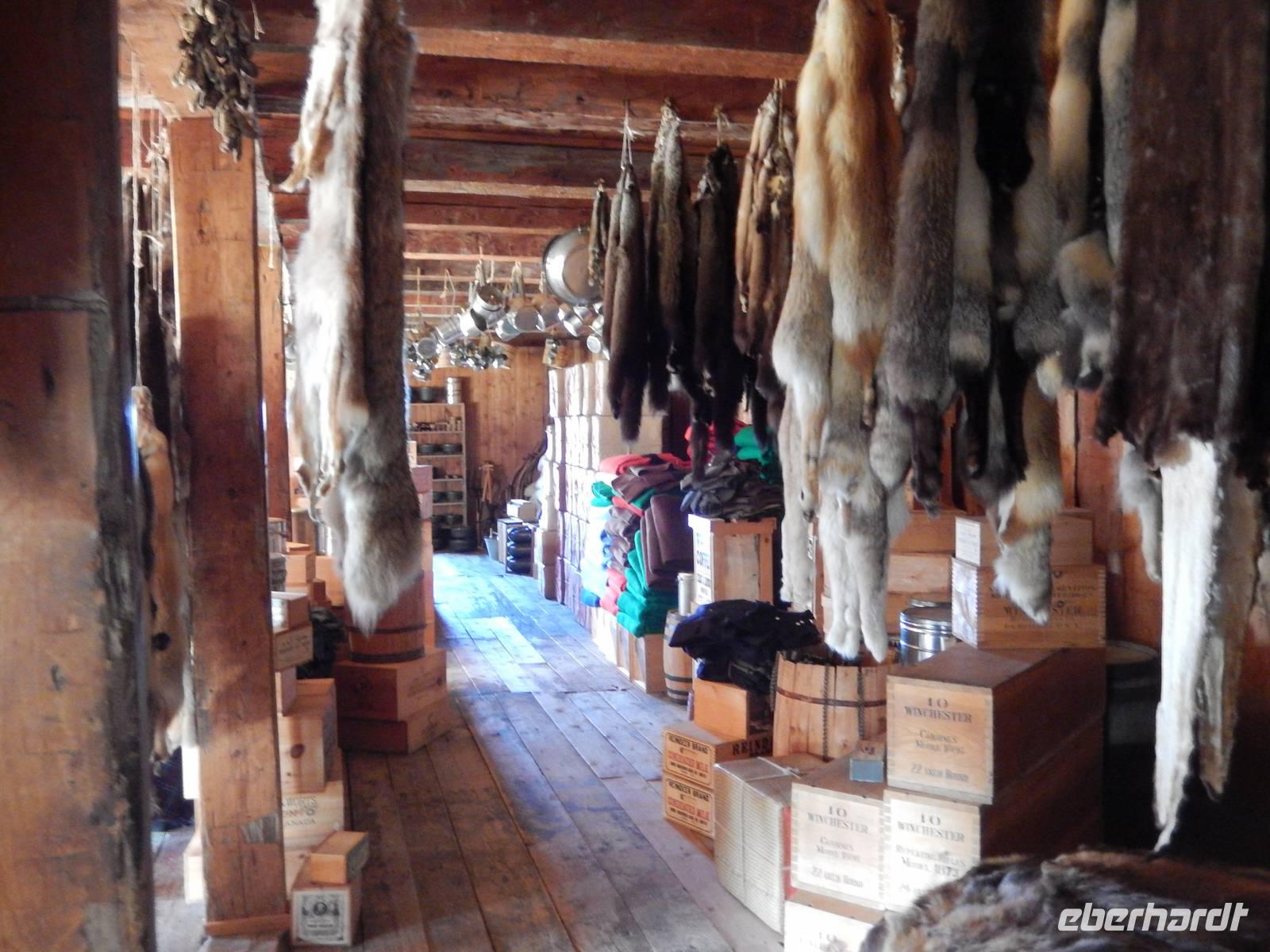 Felllager im Fort St. James