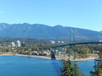 die Lions Gate Bridge in Vancouver