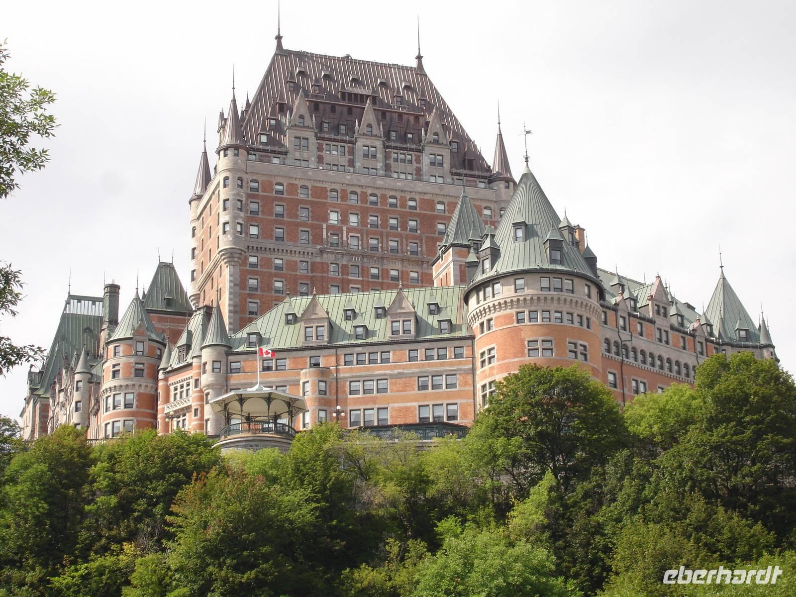 Quebec - Blick zum Chateau Frontenac