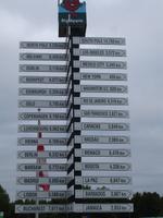 Wegweiser am Big Apple