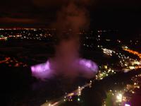Niagara Fälle - Blick vom Skylon Tower auf die Fälle - bei Nacht