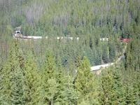 Spirals Tunnels mit Zug