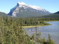 Blick auf den Mt. Rundle