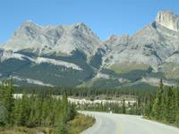 Abfahrt vom Bow- Pass