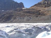 auf dem Athabasca Gletscher in 2231 Meter Höhe 