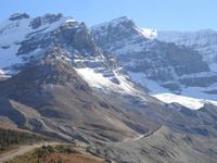 Fahrt vom Athabasca Gletscher
