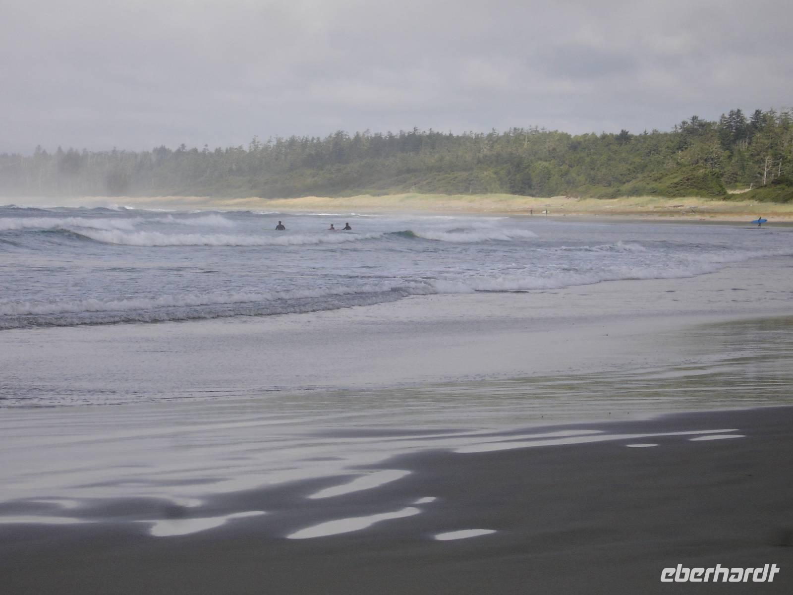 am Strand des Long Beach bei Wickaninnish Beach