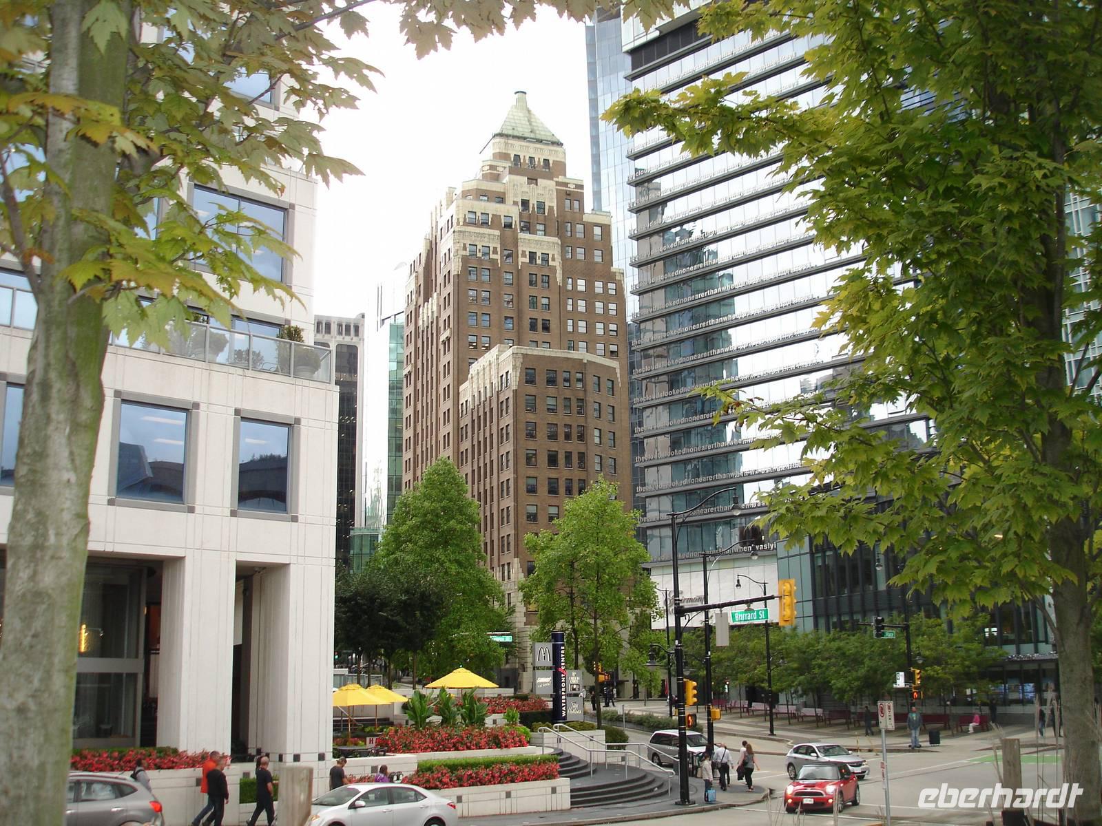 Vancouver - Blick auf das 1.Bürogebäude der Stadt