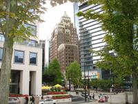 Vancouver - Blick auf das 1.Bürogebäude der Stadt