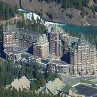  Eisenbahnhotel der Canadian Pacific Railway im Nationalpark von Banff 