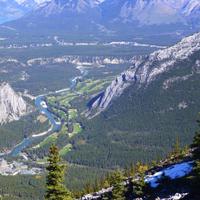 Blick vom Sulphur Mountain