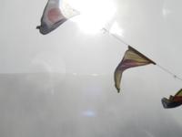 wie starker Nebel - die Gicht des Wasserfalls