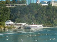 Schiffsanleger auf kanadischer Seite 