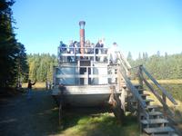 Besichtigung eines ehem. Holzschleppers