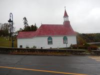Kirche komplett aus Holz in Tadoussac