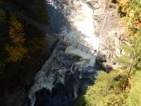 Blick von der Hängebrücke 