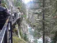 Wanderung am Johnston Canyon