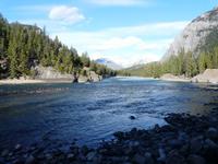 Bow Lake und Bow Falls
