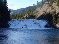 Bow Lake und Bow Falls