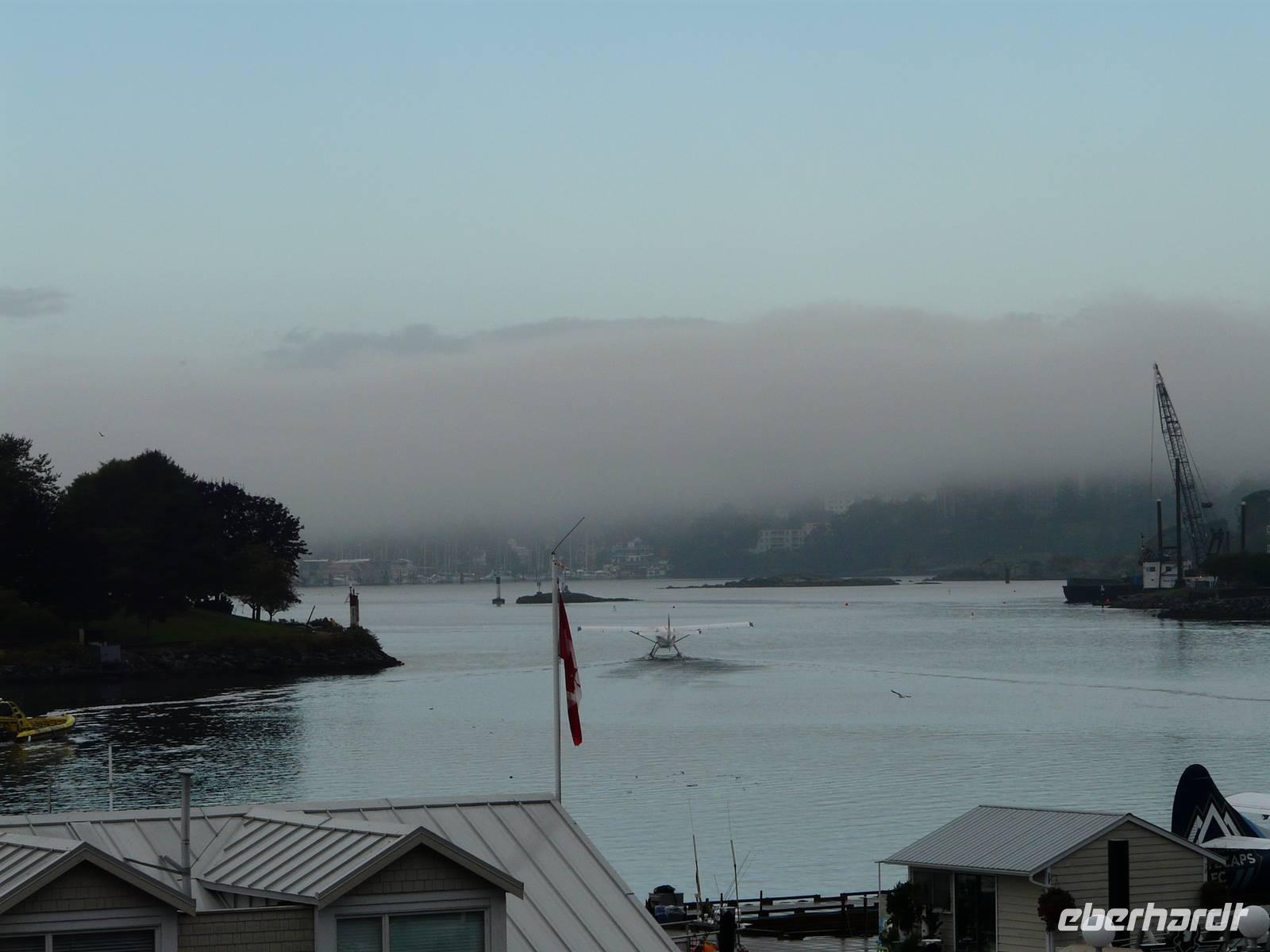 Blick in den Hafen von Victoria