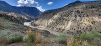90 entlang des Fraser Rivers