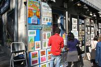 Künstlergasse in Quebec