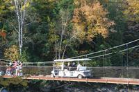 Hängebrücke über den St. Anne Canyon