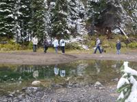 Am Maligne Lake