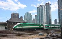 Ankunft am Bahnhof von Toronto