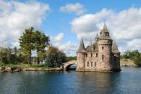 Auf der Insel des Boldt Castle, USA, 1000 Inseln