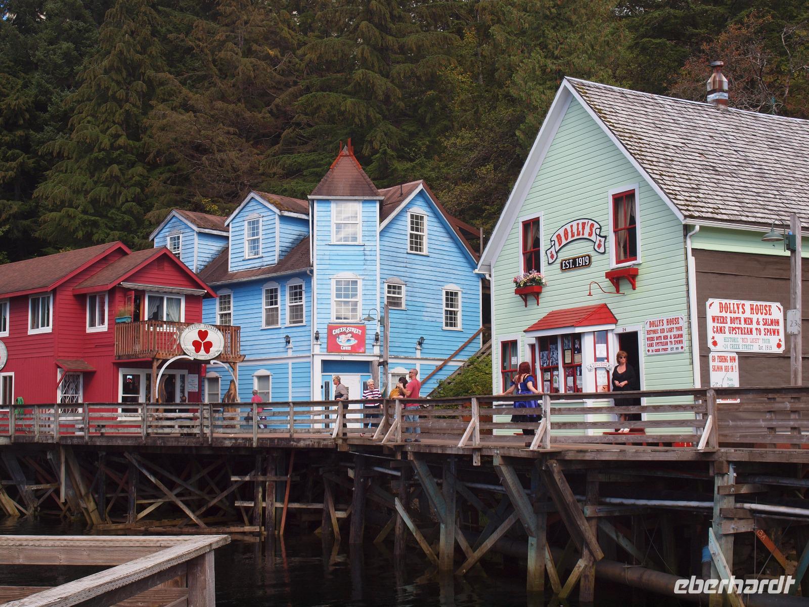 Ausflug in Ketchikan - Stadtbesichtigung