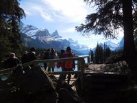 Besucher der Spirit Island Kanada