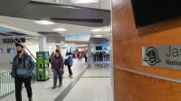 Besucherzentrum am Columbia Eisfeld