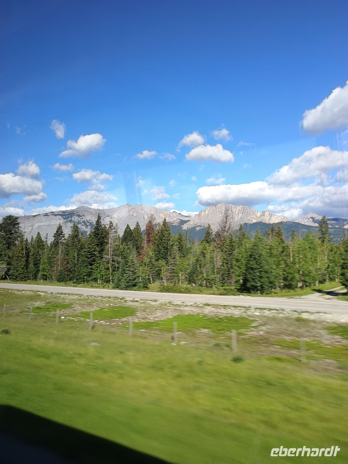 Blick auf die Rocky Mountains 