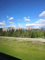 Blick auf die Rocky Mountains 