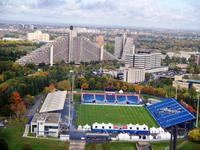 Blick zum Olympiastadion